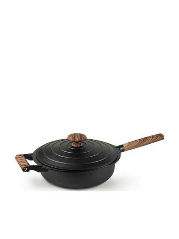 Frying Pan with Cast Aluminum Lid